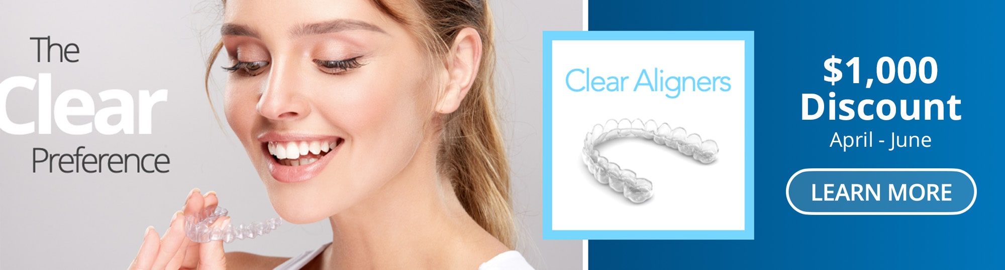 clear aligners $1000 off call today