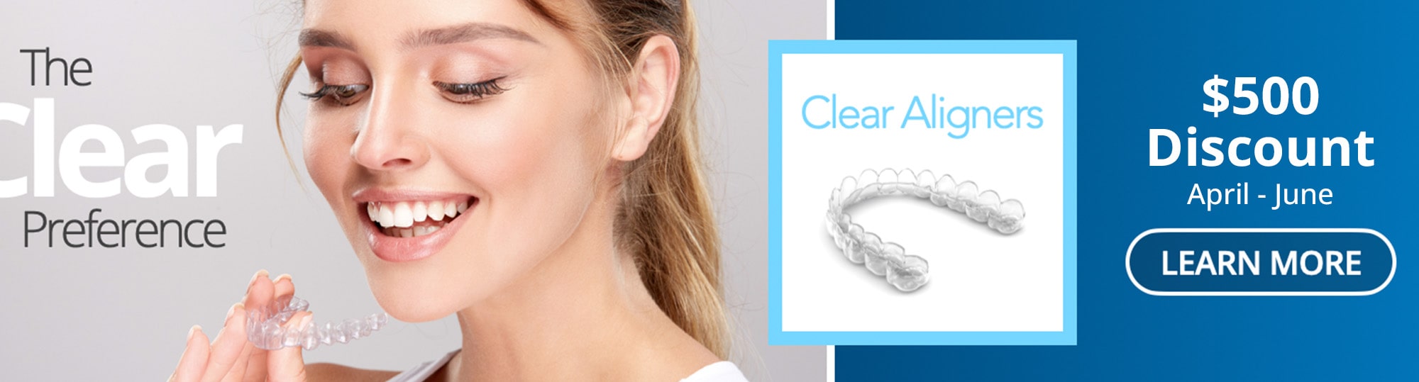 clear aligners $500 off call today